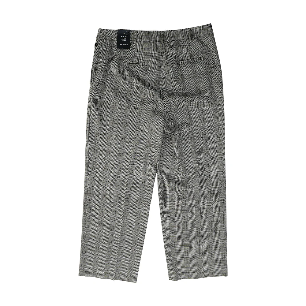 Brown Plaid Wide Leg Pants - Image 2