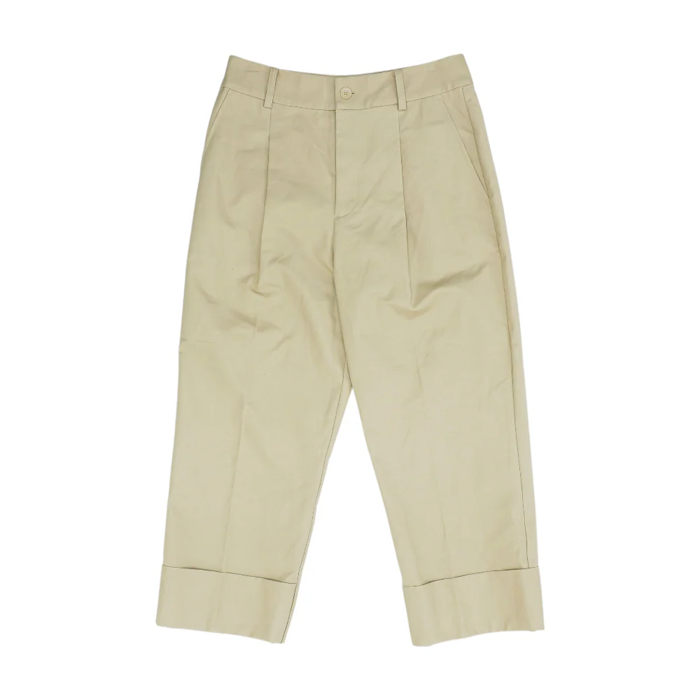Khaki Wide Leg Pants