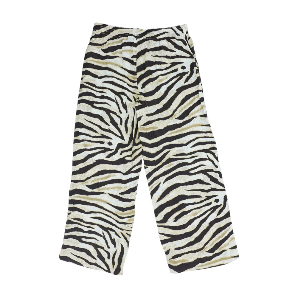 Beige Animal Print Wide Leg Pants - Image 2