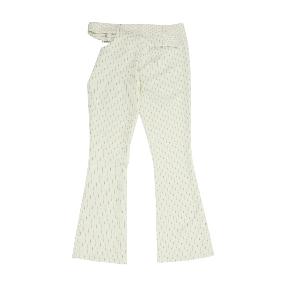 Beige Striped Pants - Image 2