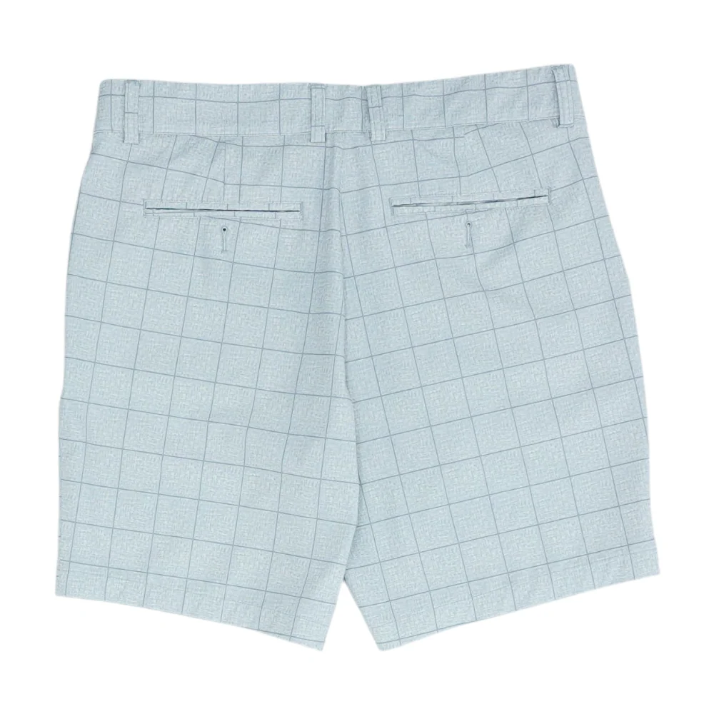 Gray Check Active Shorts - Image 2