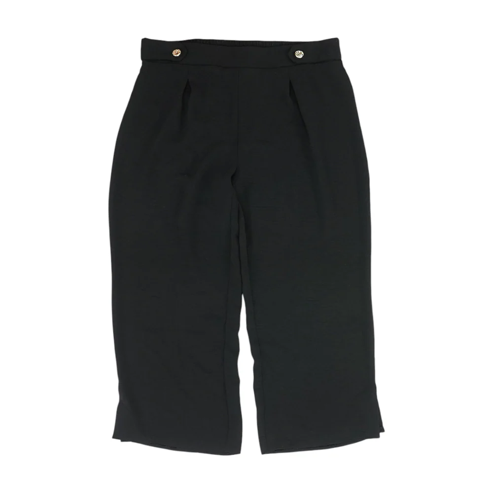 Black Petite Wide Leg Pants