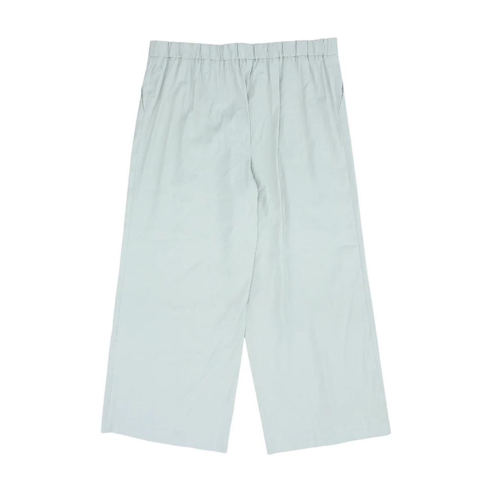 Beige Plus Wide Leg Pants - Image 2
