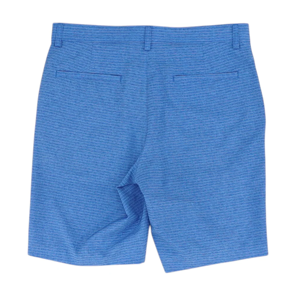 Blue Striped Chino Shorts - Image 2