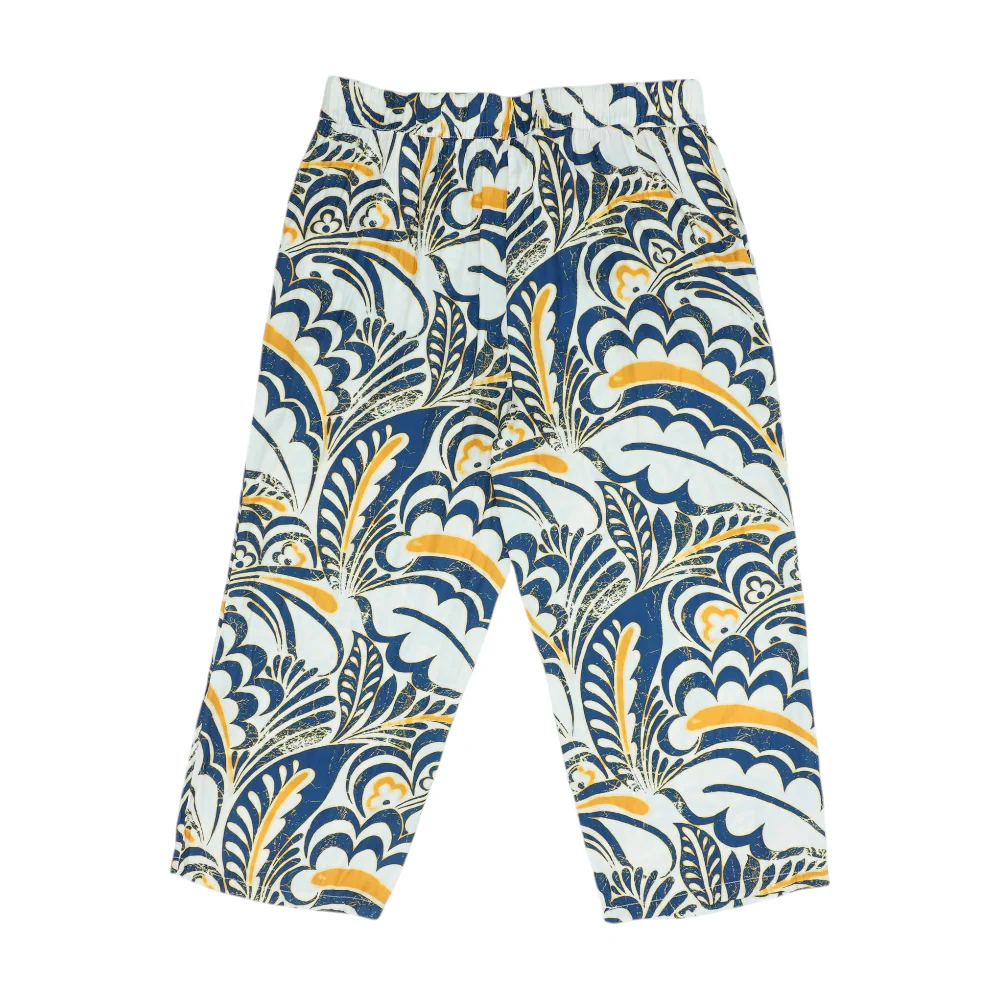 Navy Petite Graphic Relaxed Pants - Image 2