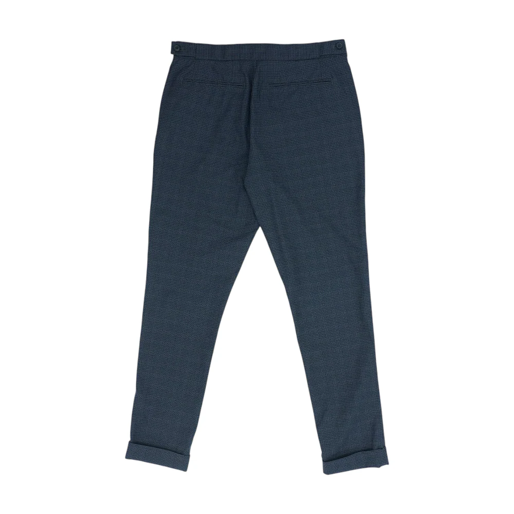 Gray Plaid Straight Pants - Image 2
