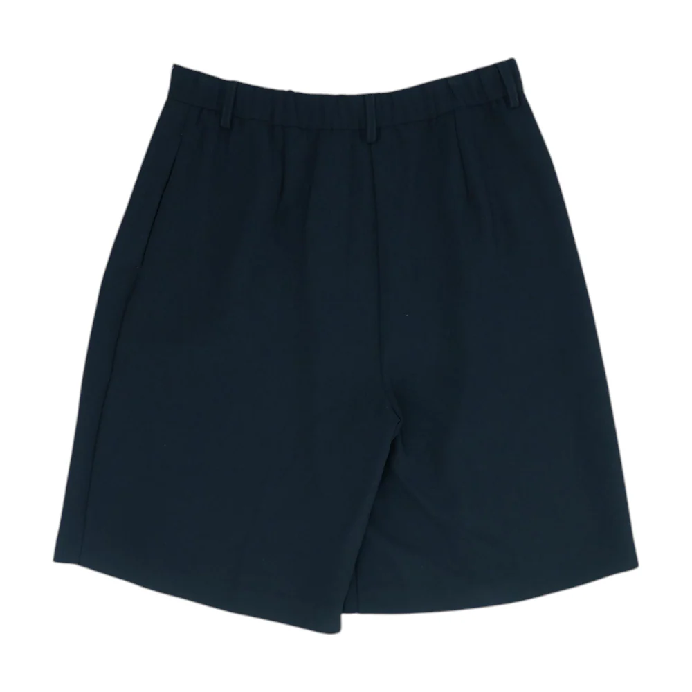 Black Solid Chino Shorts - Image 2