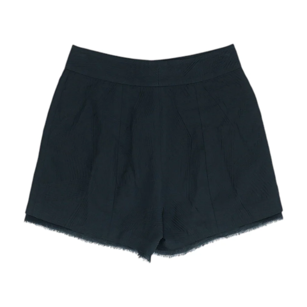 Black Solid Chino Shorts - Image 2