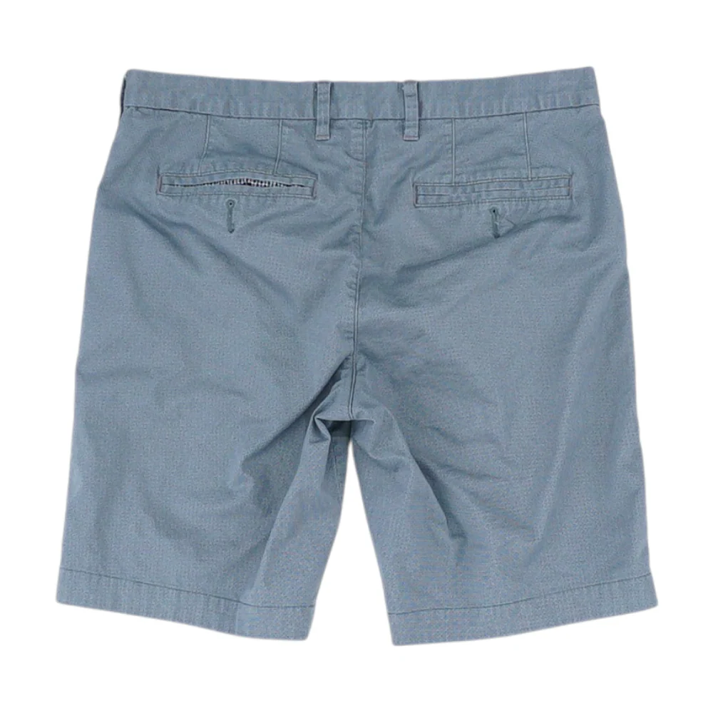 Blue Graphic Chino Shorts - Image 2