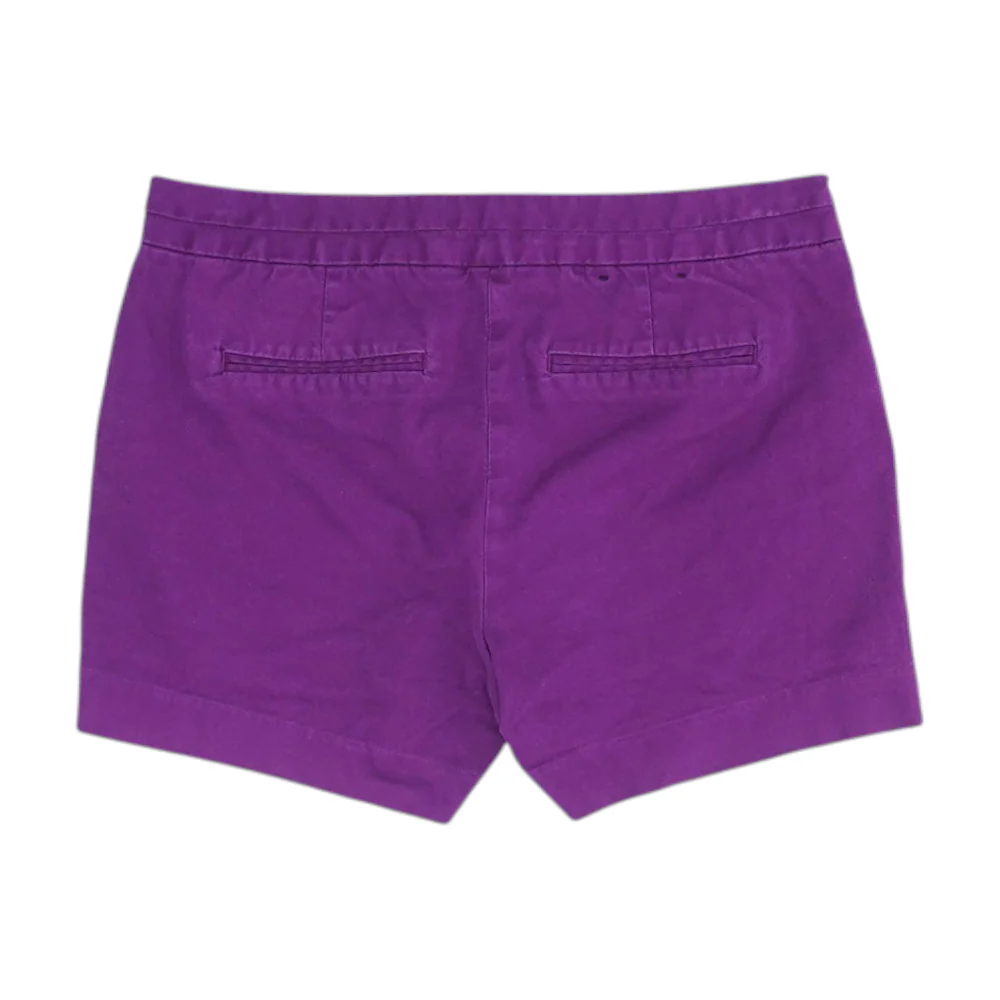 Purple Solid Chino Shorts - Image 2