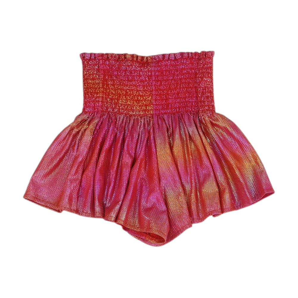 Red Polka Dot Chino Shorts - Image 2