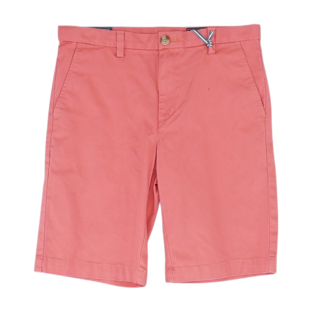 Coral Chino Shorts