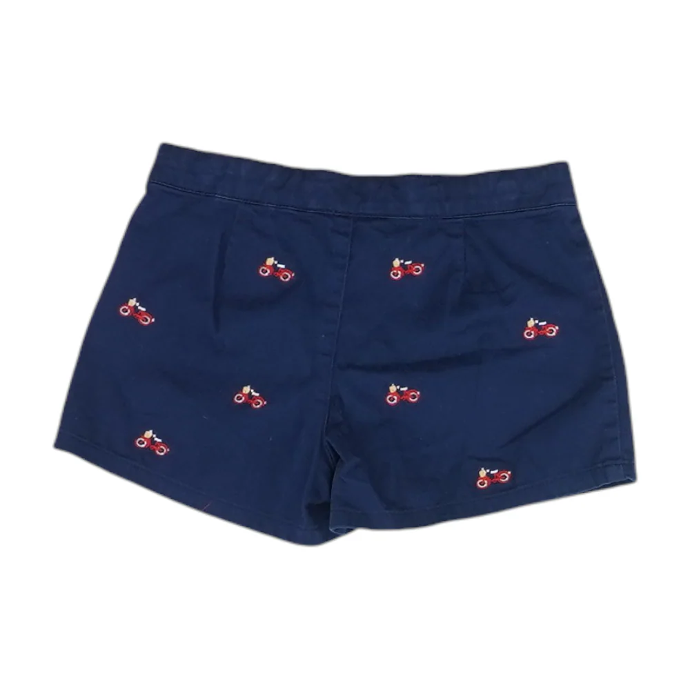 Navy Print Chino Shorts - Image 2