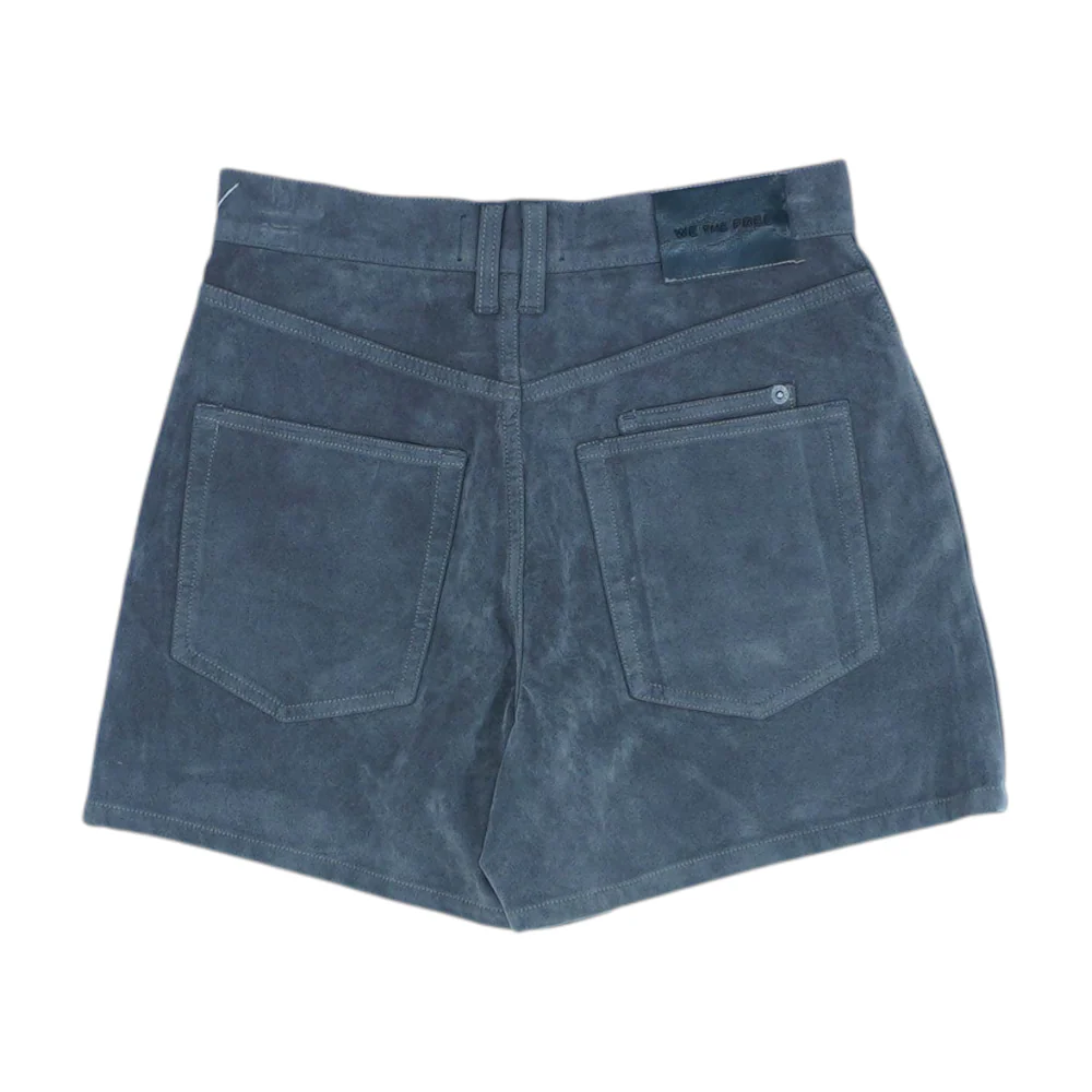 Gray Solid Chino Shorts - Image 2