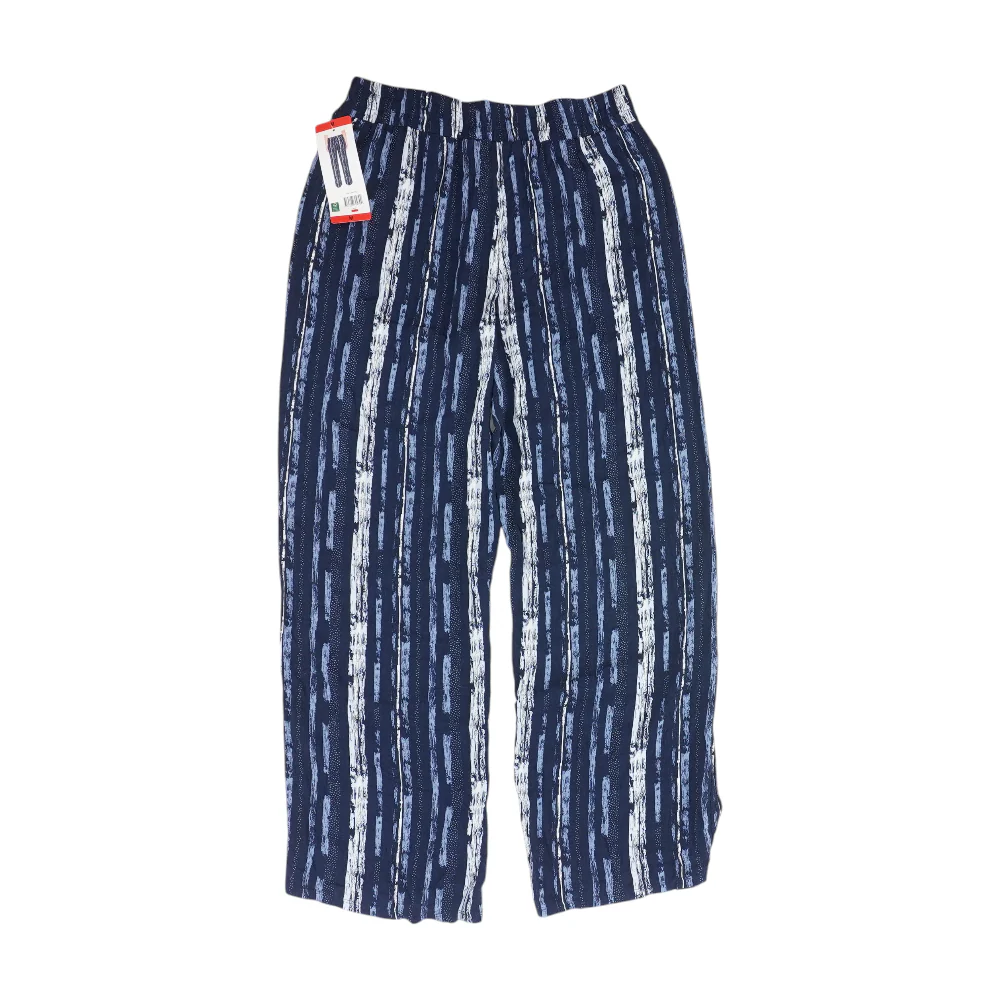Navy Print Pants - Image 2