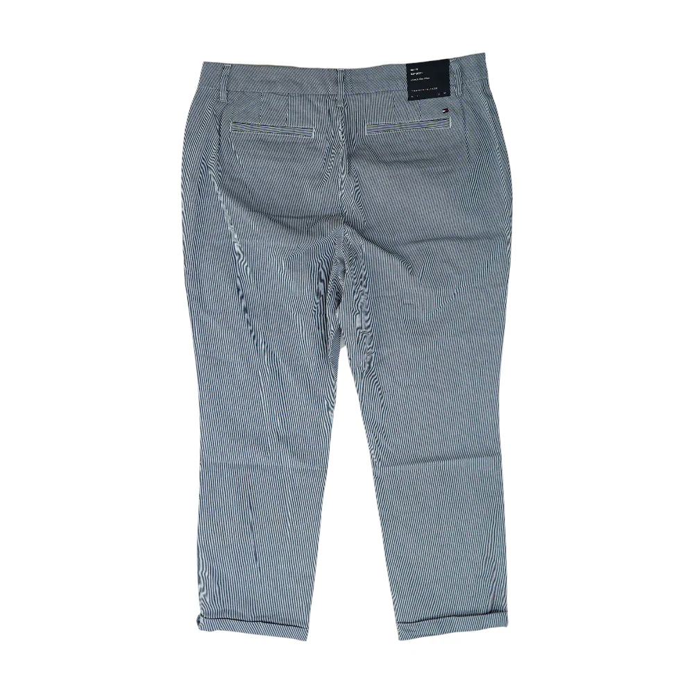 Blue Striped Slim Pants - Image 2