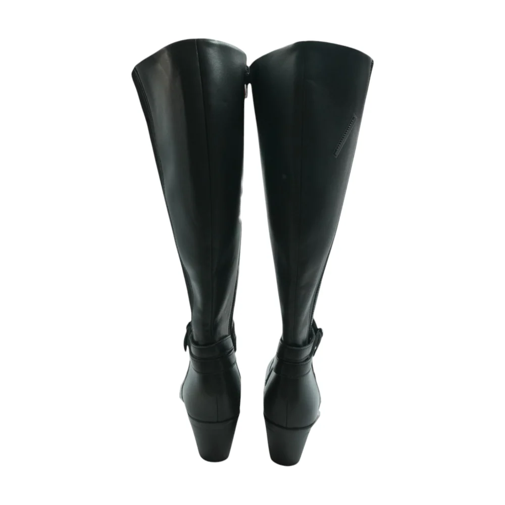 Black Knee-High Boots - Image 2