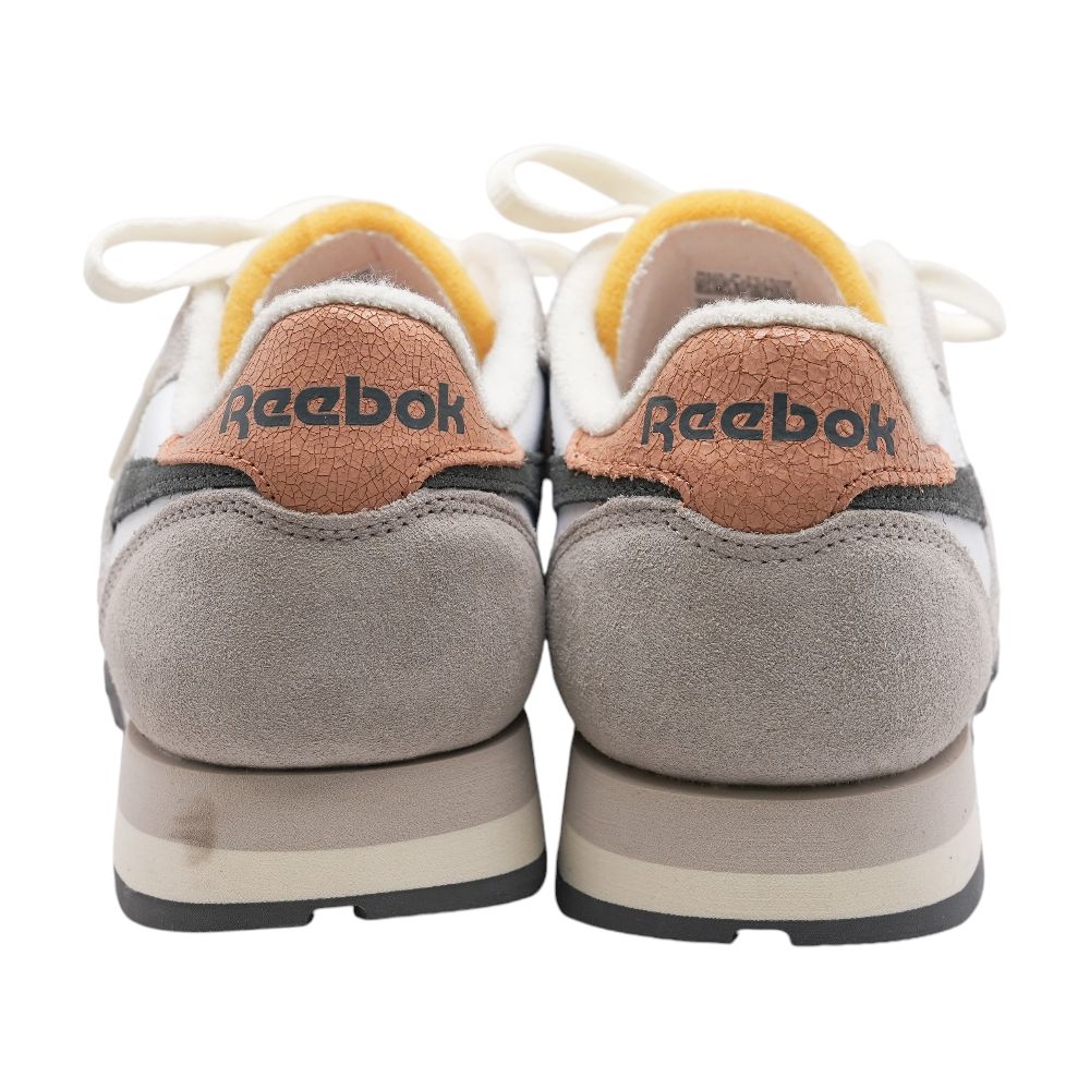 Classic Nylon White and Gray Low Top Athletic Shoes - Image 2