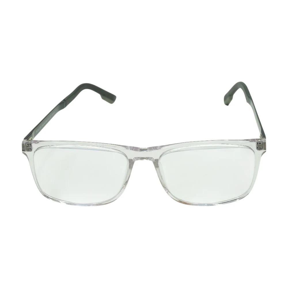 Clear Oversized Unknown Prescription Eyeglasses - Image 2