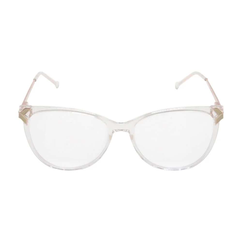 Clear Oversized Unknown Prescription Eyeglasses - Image 2