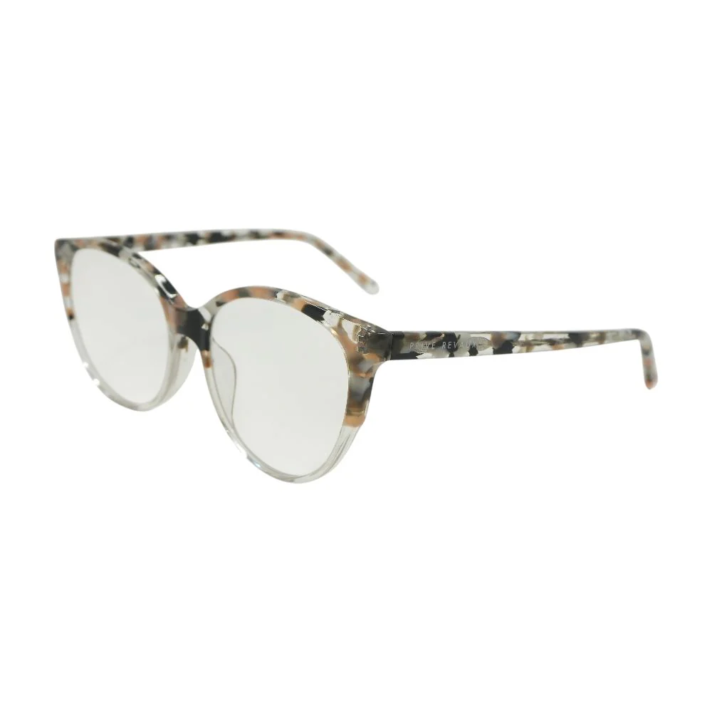 Clear The Betty Round Unknown Prescription Eyeglasses