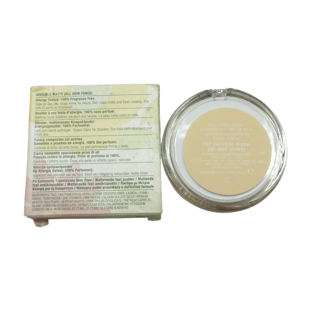 Stay-Matte Sheer Pressed Powder - 101 Invisible Matte - Image 2