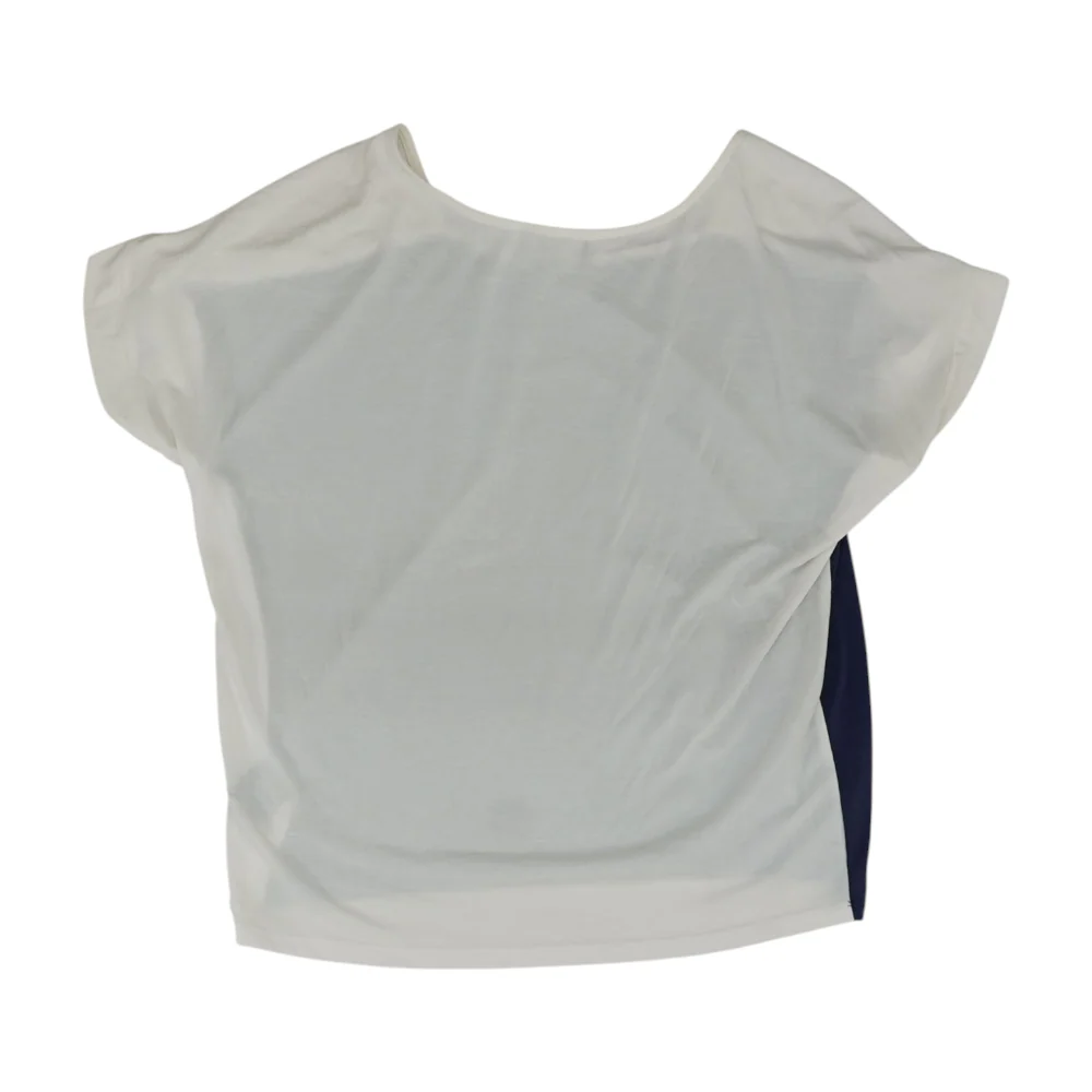 Navy Color Block Blouse - Image 2