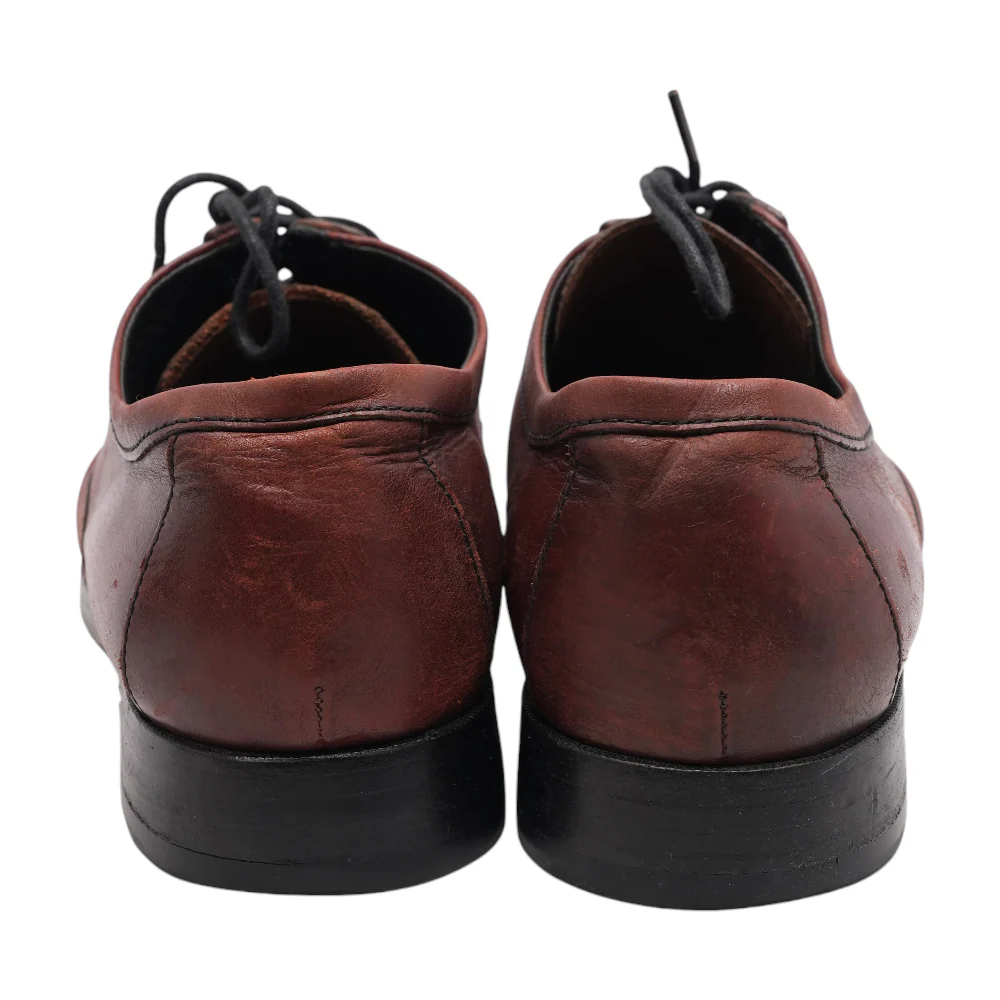 Brown Lace-Up Casual Shoes - Image 2