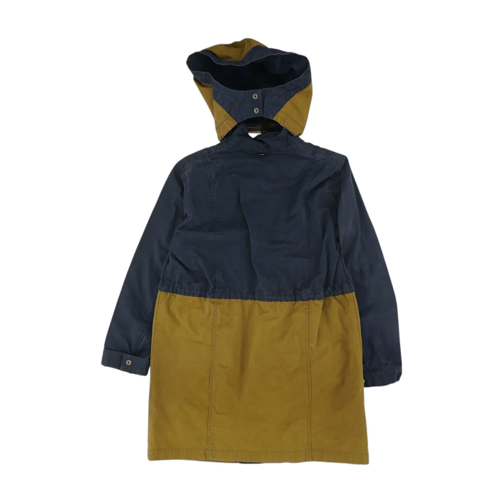 Navy Color Block Coat - Image 2