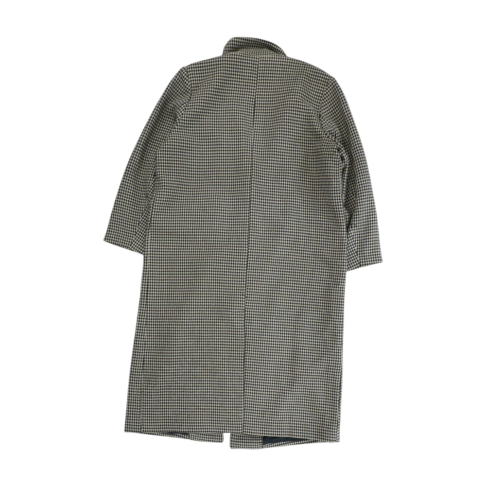 Beige Houndstooth Coat - Image 2