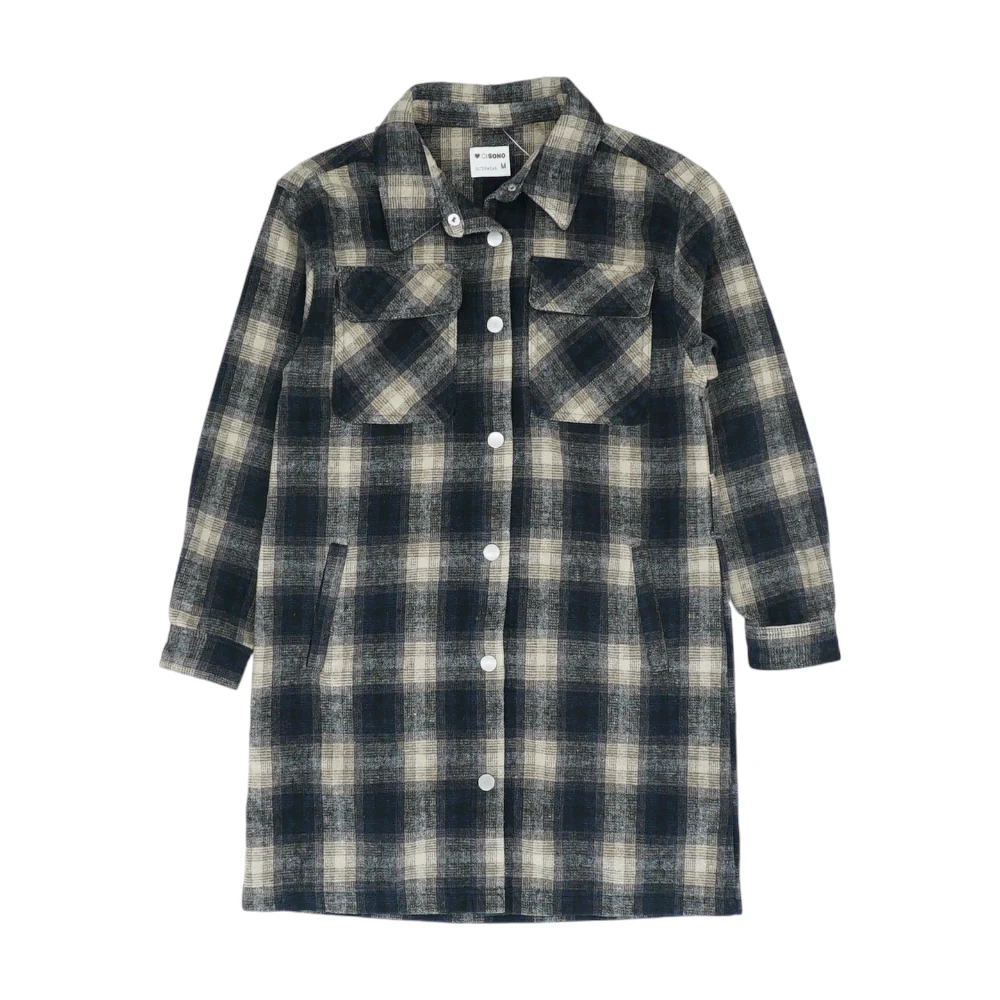 Multi Plaid Coat