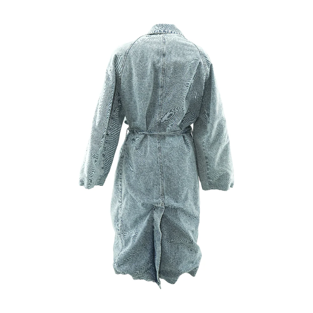Blue Solid Coat - Image 2