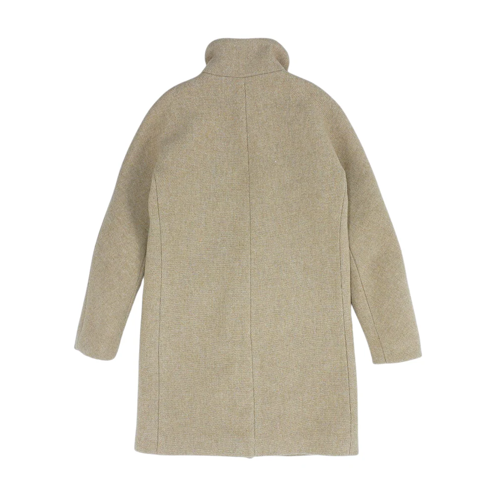 Khaki Solid Coat - Image 2
