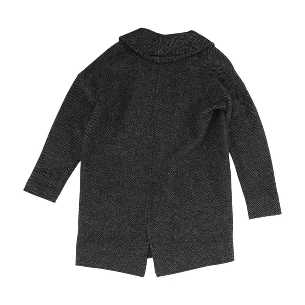 Gray Chevron Coat - Image 2