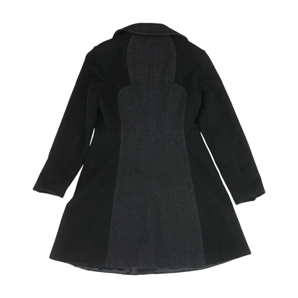 Charcoal Color Block Coat - Image 2