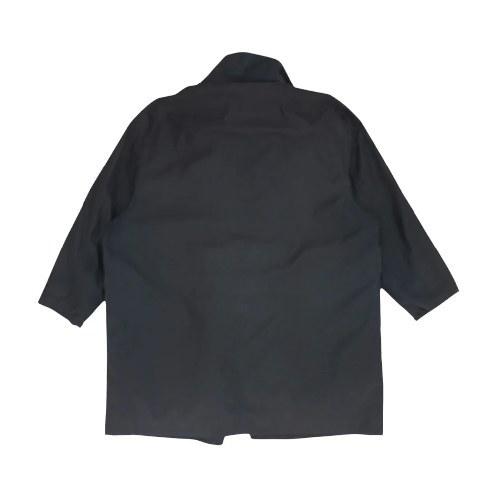 Brown Long Solid Coat - Image 2