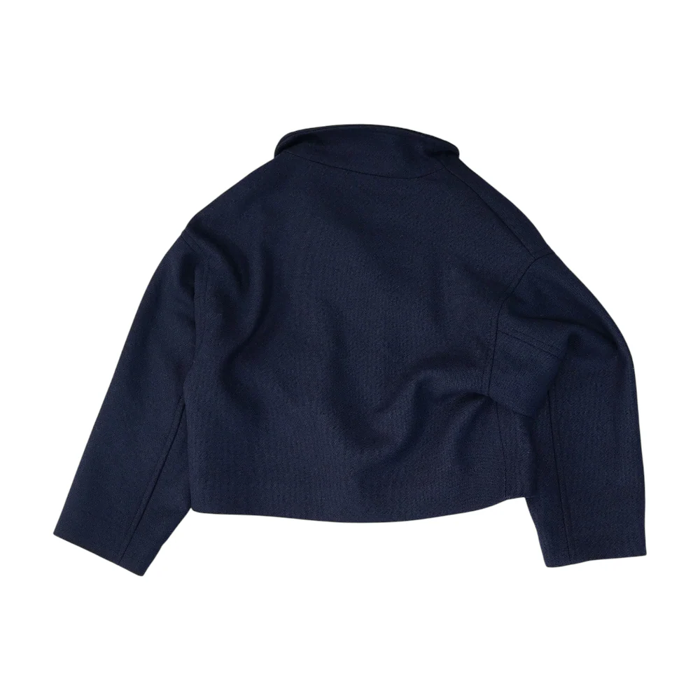 Navy Solid Coat - Image 2