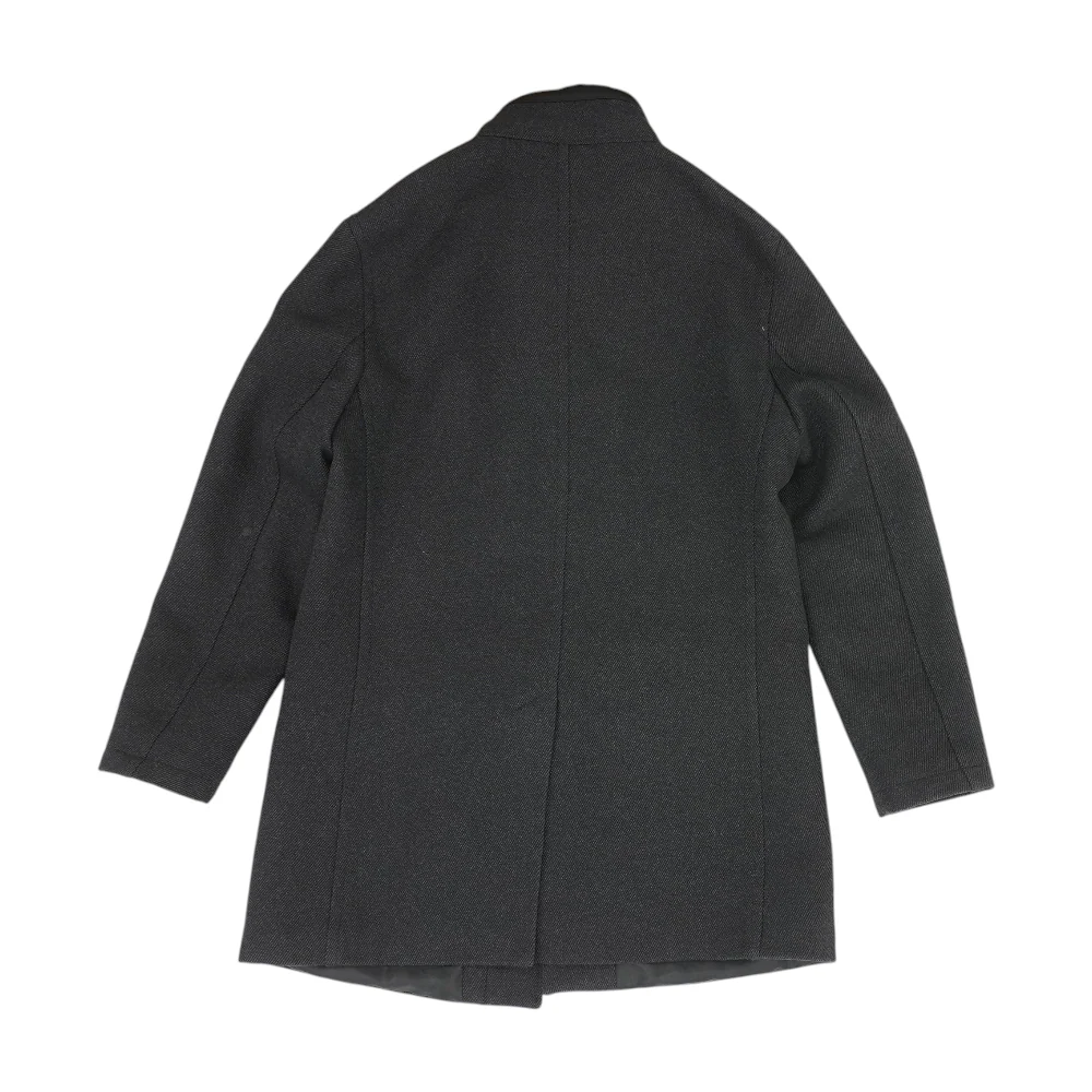 Black Solid Coat - Image 2