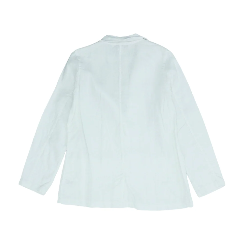 White Solid Blazer - Image 2