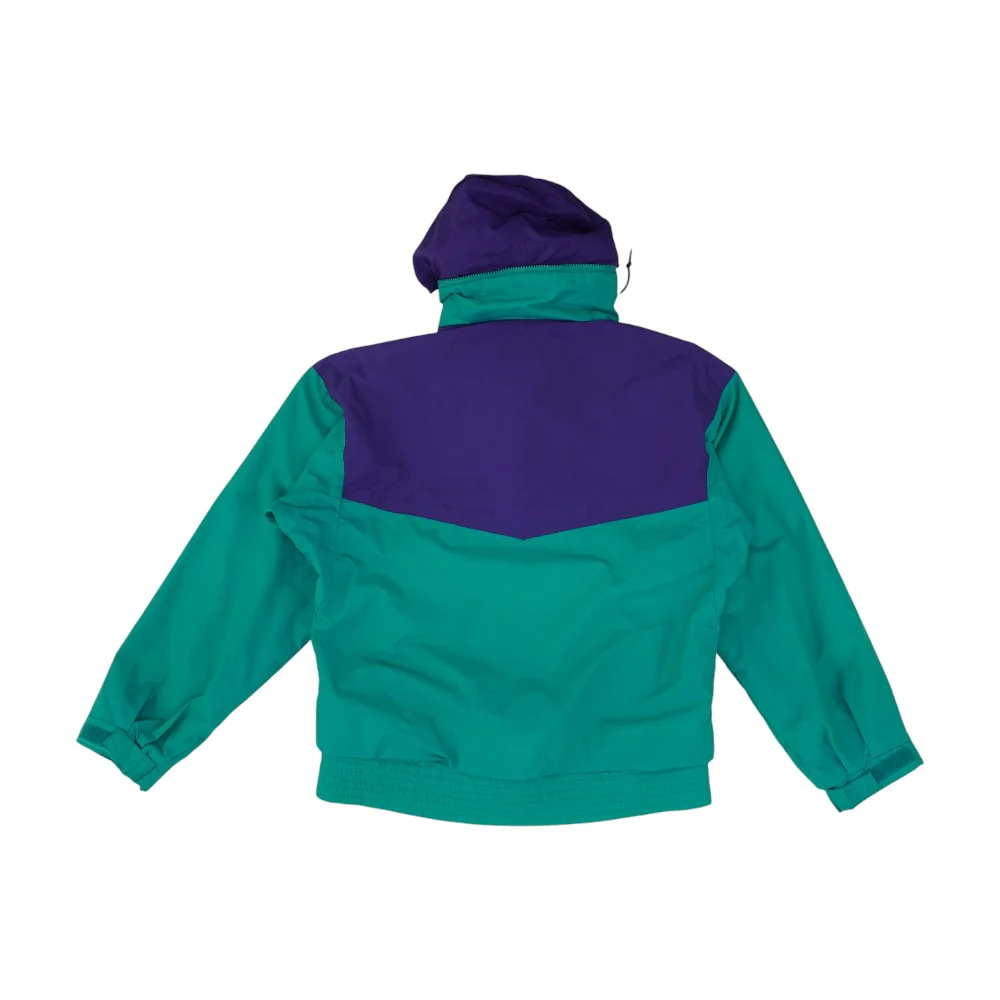 Teal Color Block Jacket - Image 2
