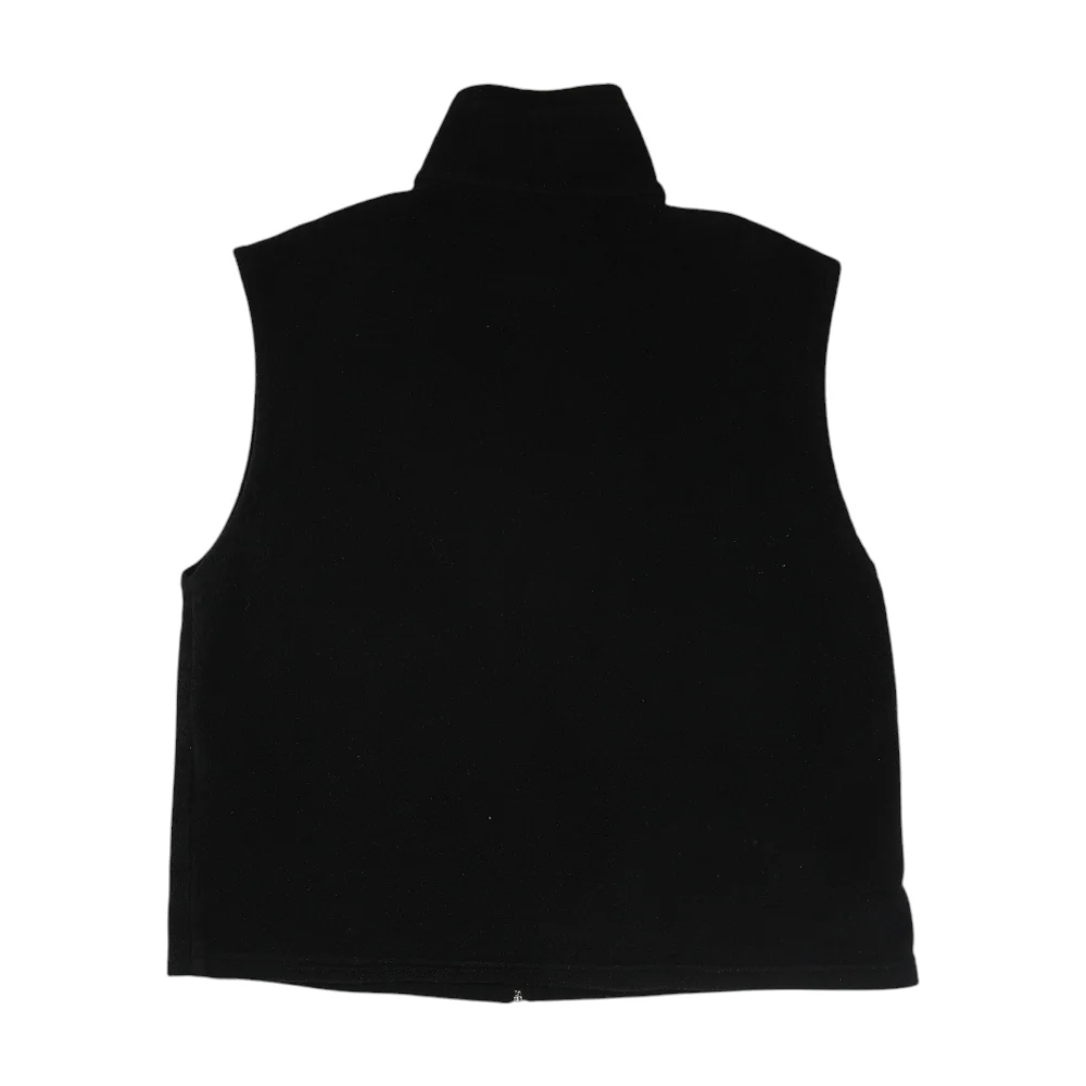 Black Solid Active Vest - Image 2