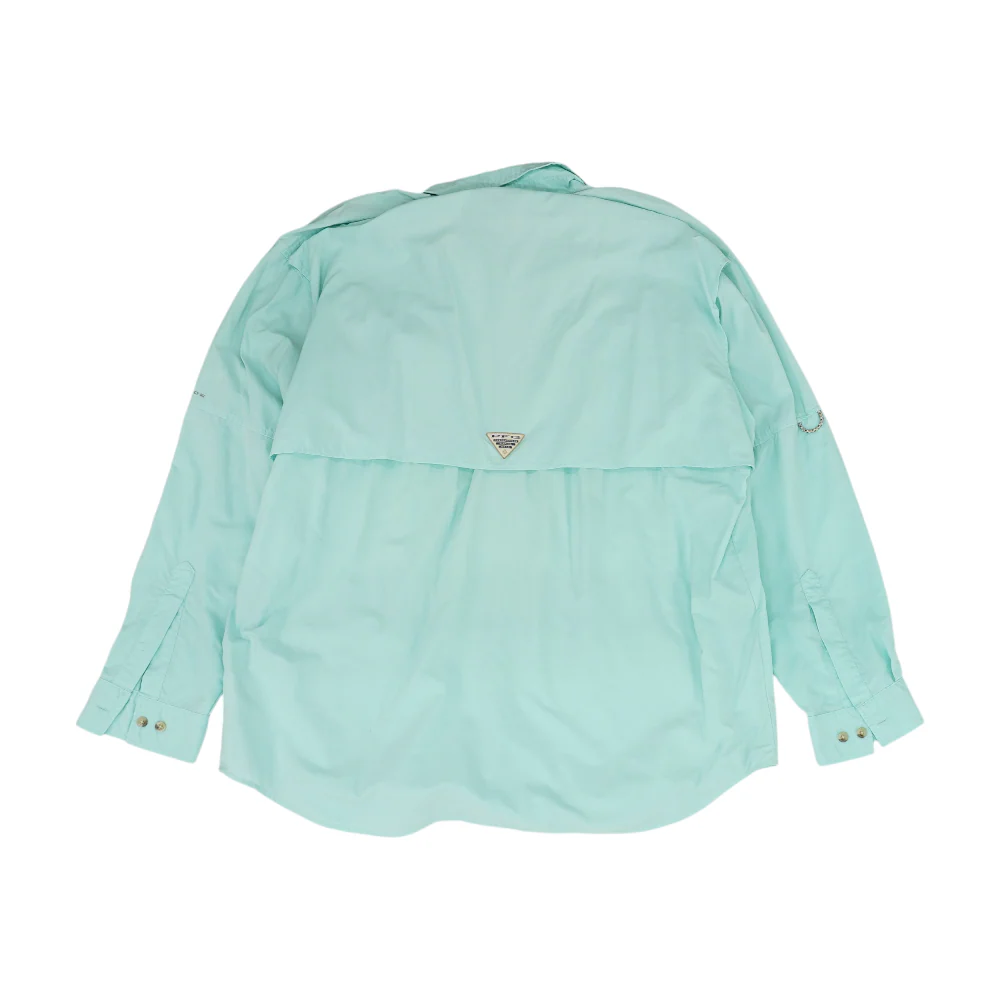 Green Solid Outdoor Button Down - Image 2