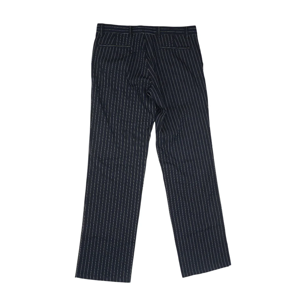 Navy Striped Regular Pants - Image 2