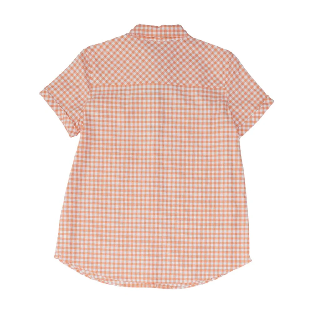 Coral Check Button Down - Image 2