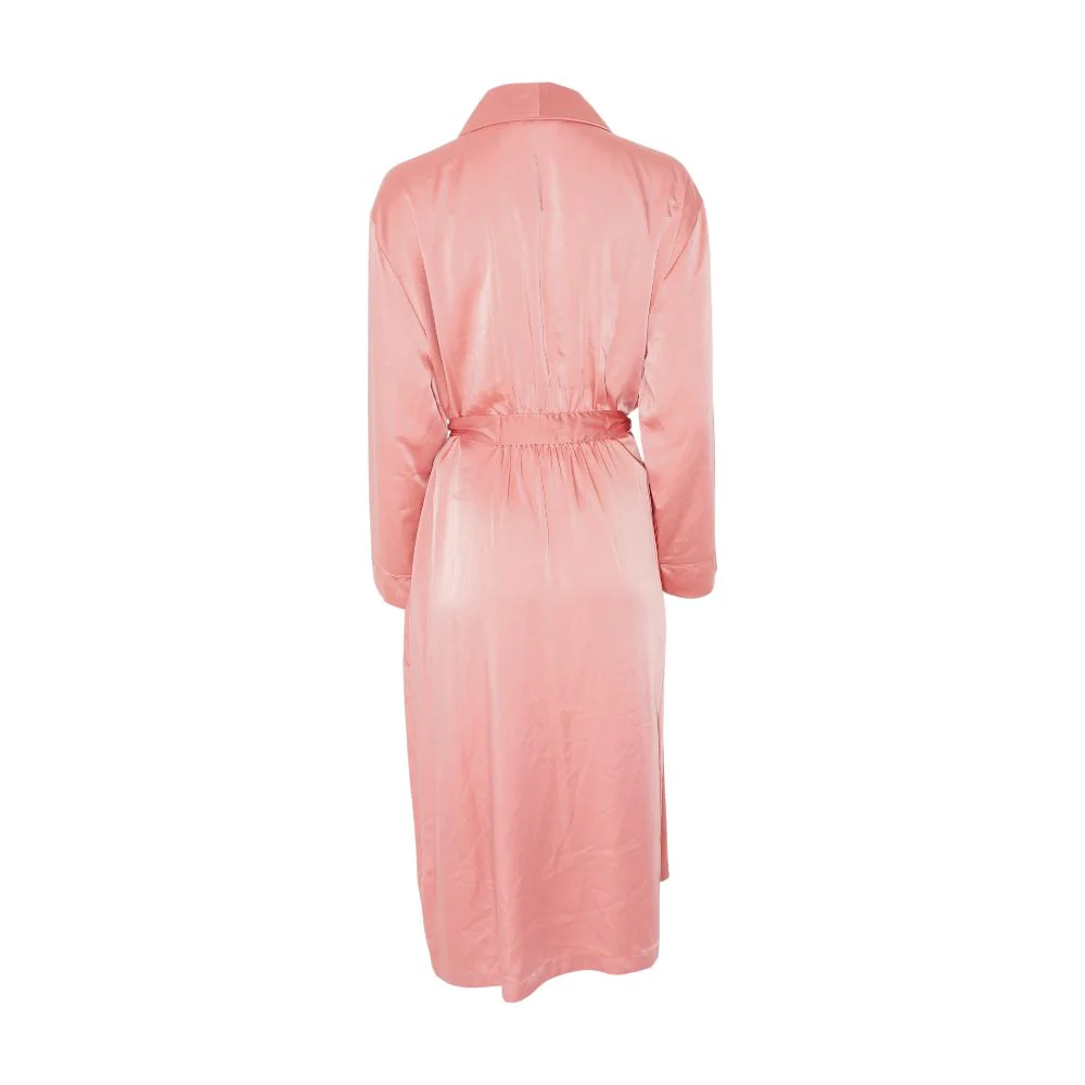 Coral Solid Robe - Image 2