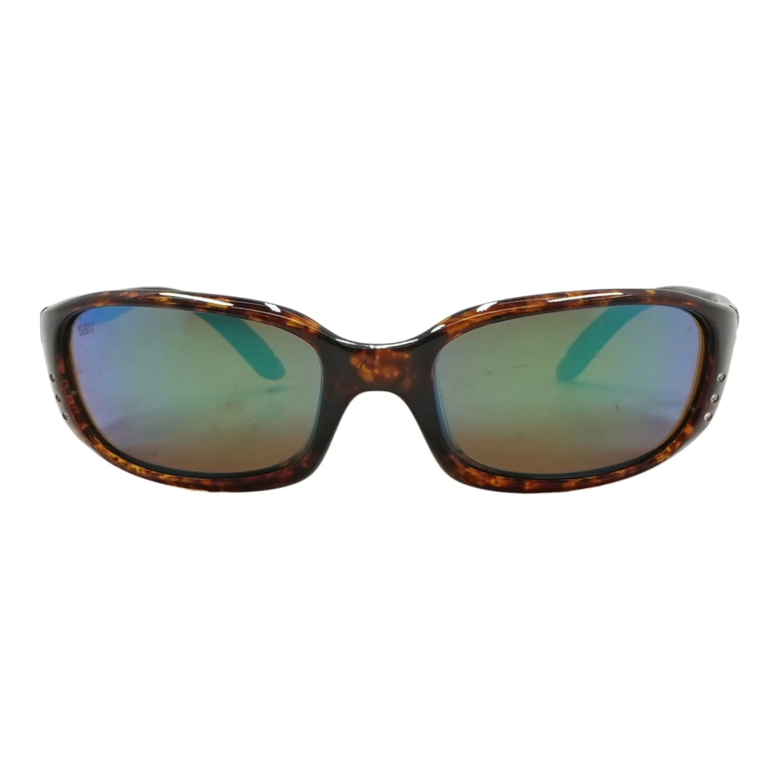 Tortoise Brine Oval Unknown Prescription Sunglasses - Image 2