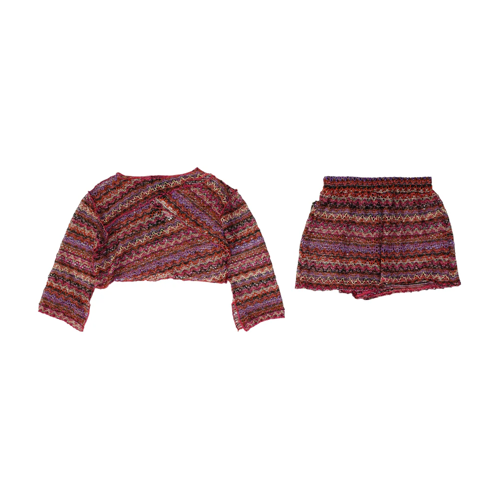 Multi Striped Cover-Up Set