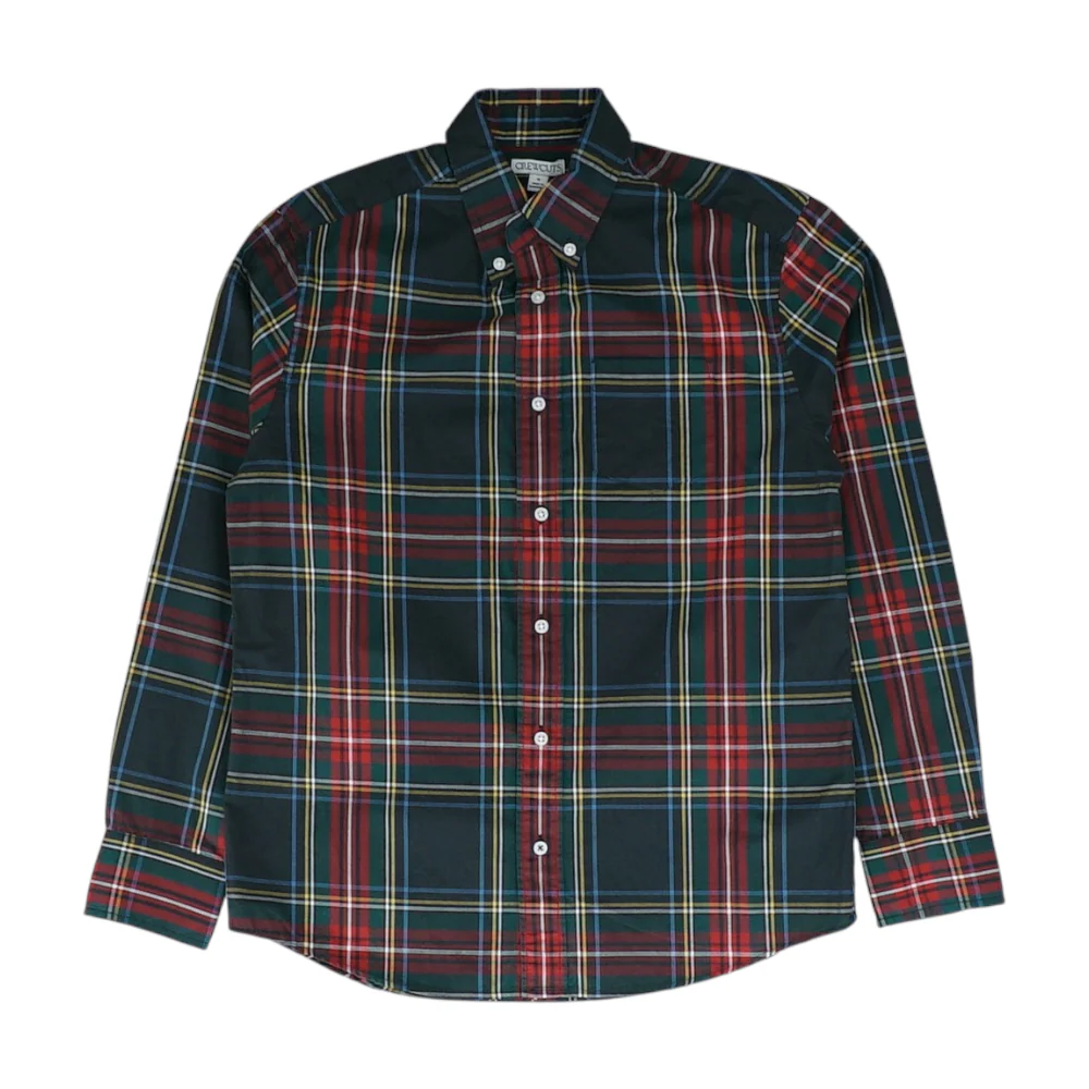 Red Plaid Long Sleeve Button Down