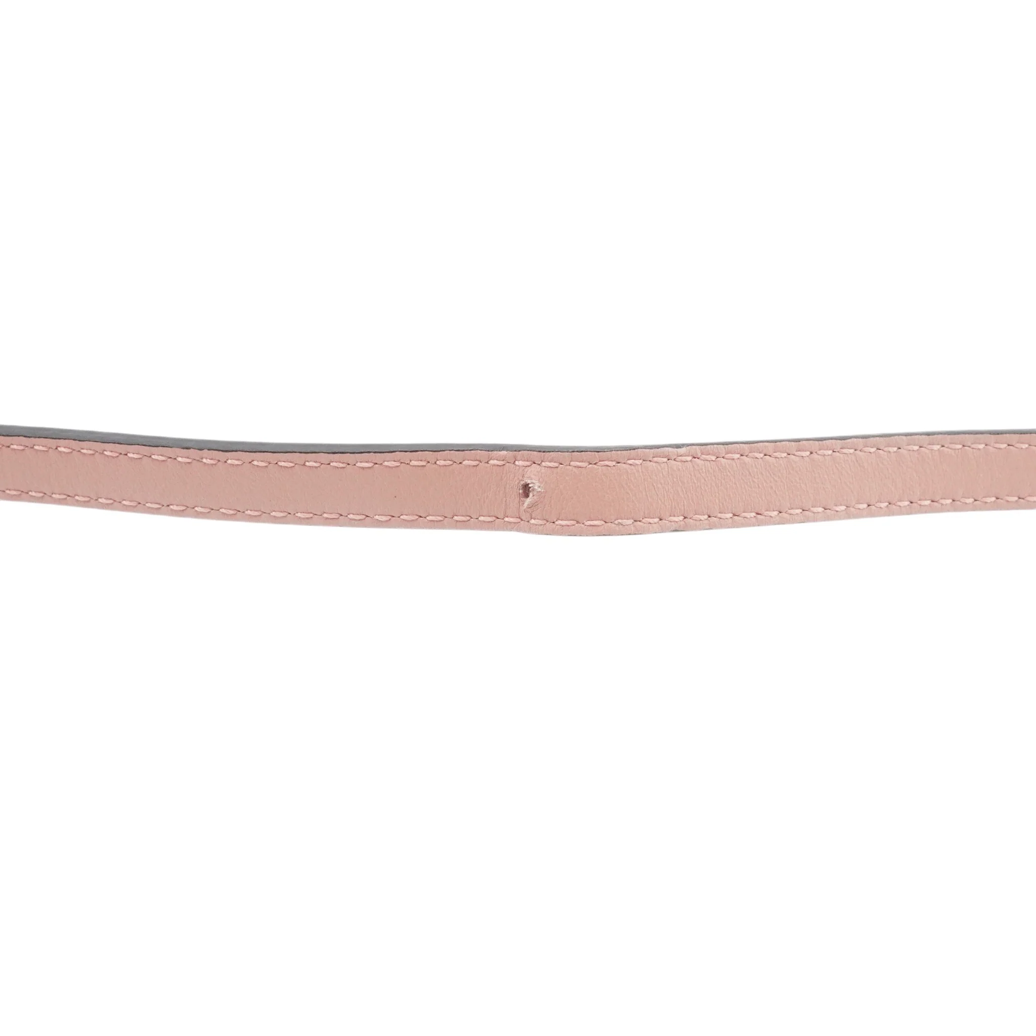 Pink Microguccissima Wallet on Strap - Image 6
