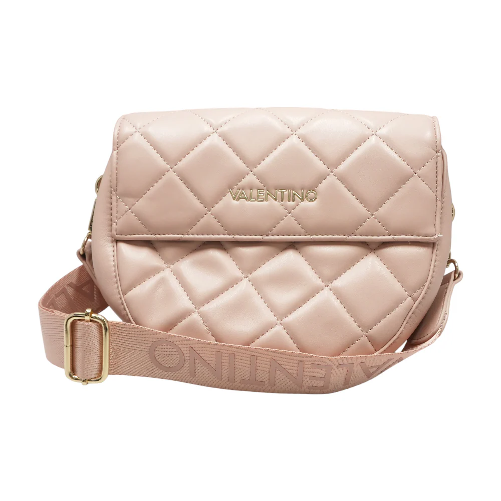 Cipria Bigs Quilted Crossbody Saddle Bag